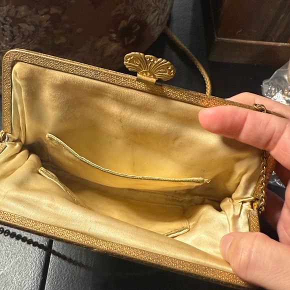 Vintage 1950’s WALBORG Tapestry Clutch - Picture 4 of 6